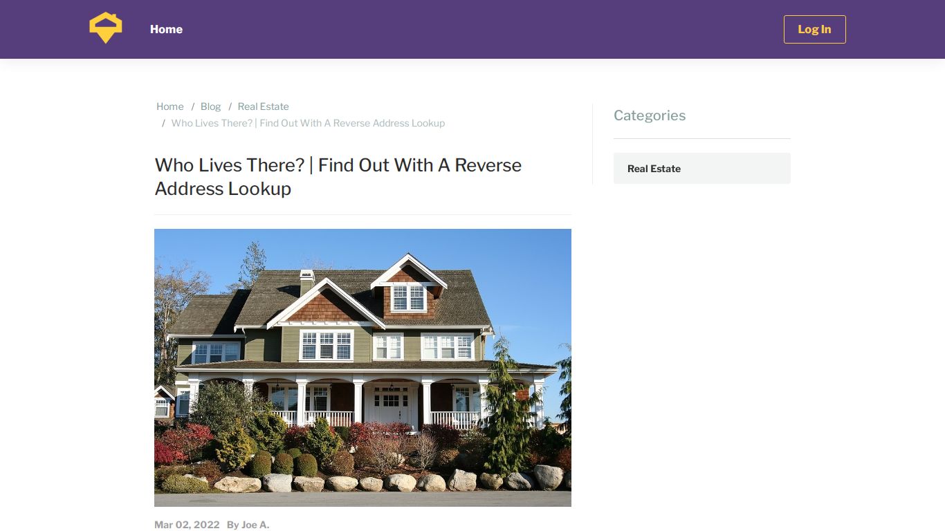 Who Lives There? | Find Out With A Reverse Address Lookup